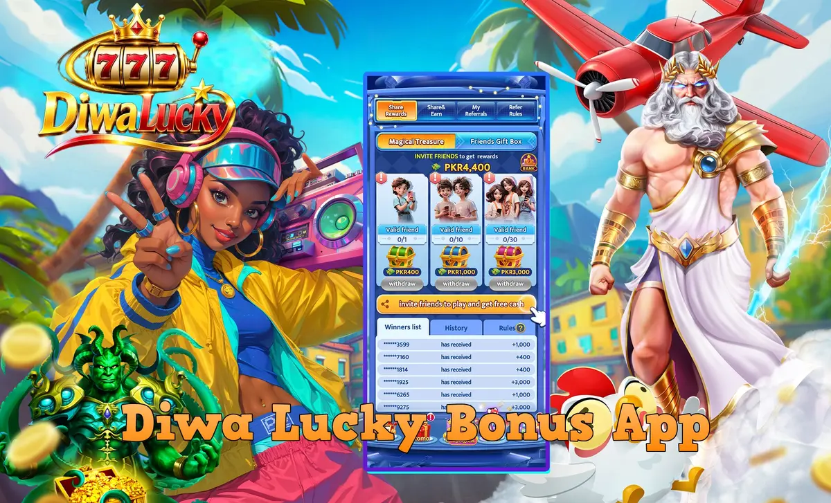 Diwa Lucky games lobby banner Diwa Lucky